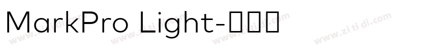 MarkPro Light字体转换